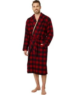 L.L.Bean Sleepwear Scotch Plaid Flannel Robe Sherpa Lined Regular 4 L.L.Bean Sleepwear Scotch Plaid Flannel Robe Sherpa Lined Regular -L.L.Bean Shop 615cvg1SD2L. AC SR736920