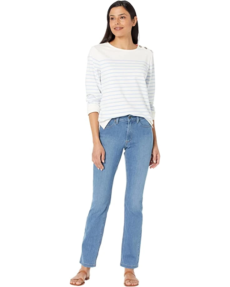 L.L.Bean BeanFlex Straight Leg Favorite Fit Jeans in Light Indigo 4 L.L.Bean BeanFlex Straight Leg Favorite Fit Jeans in Light Indigo - Image 4
