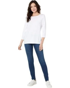 L.L.Bean Shirts & Tops Soft Stretch Supima Boatneck 3/4 Sleeve -L.L.Bean Shop 61DTB5cotL. AC SR736920