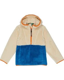 L.L.Bean Coats & Outerwear Hi-Pile Fleece Color-Block Pullover Hoodie (Little Kids)