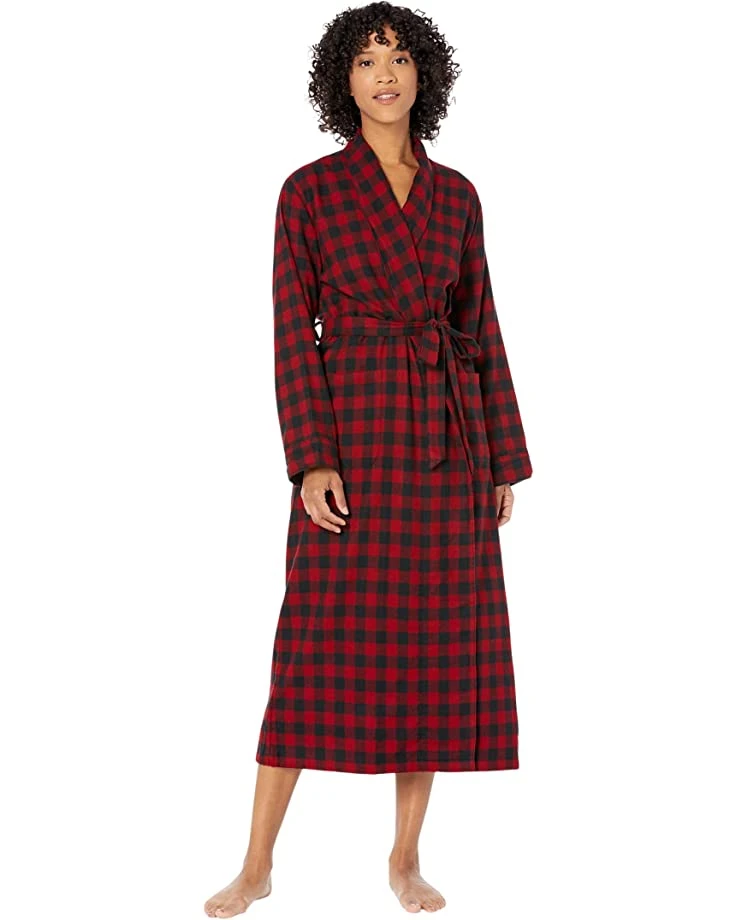 L.L.Bean Sleepwear Scotch Plaid Flannel Robe Unlined Plaid 5 L.L.Bean Sleepwear Scotch Plaid Flannel Robe Unlined Plaid - Image 5