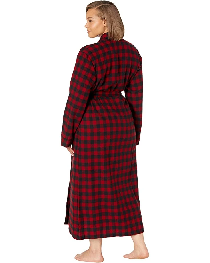 61WfdOxG1IL._AC_SR736920_.jpg L.L.Bean Sleepwear Plus Size Scotch Plaid Flannel Robe Unlined Plaid -L.L.Bean Shop