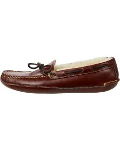 L.L.Bean Leather Double-Sole Slippers Shearling Lined 9 L.L.Bean Leather Double-Sole Slippers Shearling Lined -L.L.Bean Shop 61XsT0lE1NL. AC SR736920