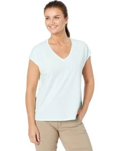 L.L.Bean Shirts & Tops Petite Beyond Soft Short Sleeve V-Neck Tee -L.L.Bean Shop 61co2F9dvL. AC SR736920
