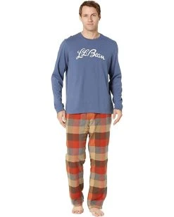 L.L.Bean Sleepwear Fleece Lined Flannel Lounge Pants Regular -L.L.Bean Shop 61eD6 gYs5L. AC SR736920