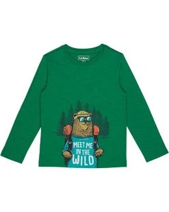 L.L.Bean Shirts & Tops Graphic Tee Glow in the Dark Long Sleeve (Big Kids)