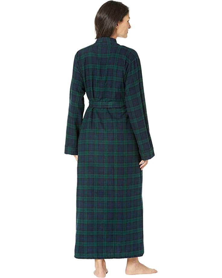 L.L.Bean Sleepwear Scotch Plaid Flannel Robe Unlined Plaid 2 L.L.Bean Sleepwear Scotch Plaid Flannel Robe Unlined Plaid - Image 2