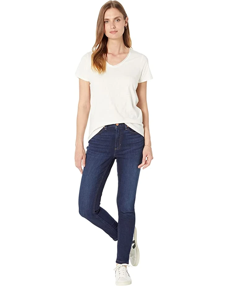 L.L.Bean BeanFlex High-Waist Ankle Jeans in Rinsed 4 L.L.Bean BeanFlex High-Waist Ankle Jeans in Rinsed - Image 4