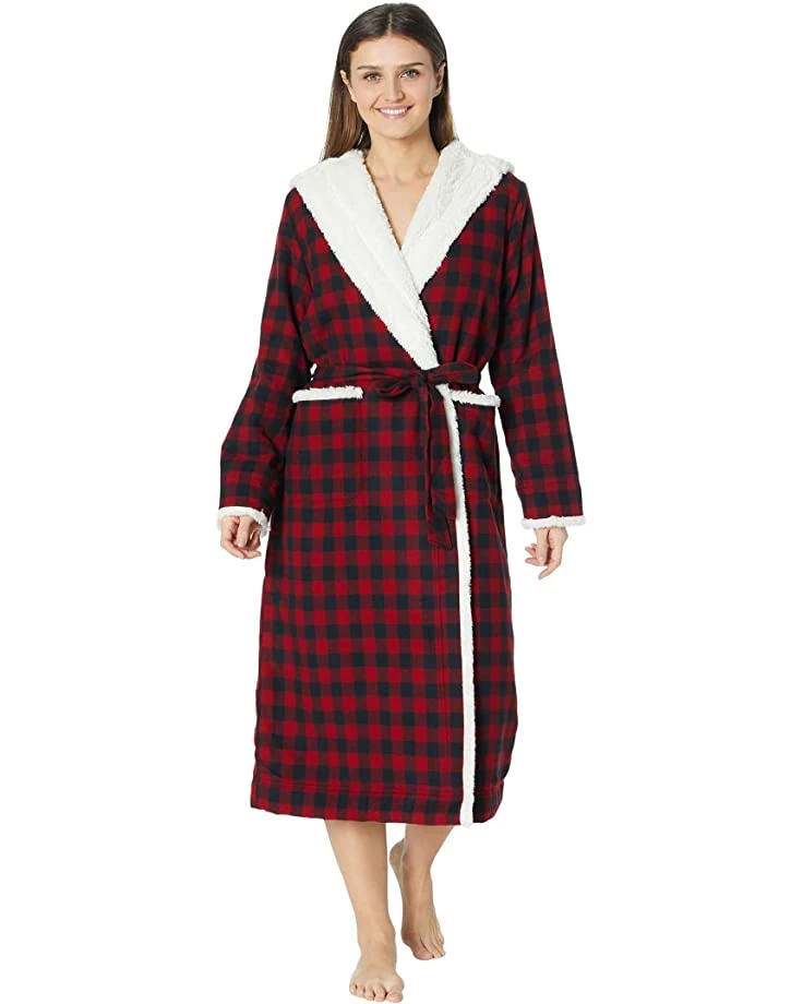 61phCaPWFXL._AC_SR736920_.jpg L.L.Bean Sleepwear Petite Scotch Plaid Flannel Sherpa Lined Long Robe -L.L.Bean Shop 61phCaPWFXL. AC SR736920