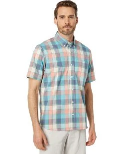 L.L.Bean Shirts & Tops Comfort Stretch Chambray Shirt Short Sleeve Traditional Fit Plaid -L.L.Bean Shop 711hP3IKc3L. AC SR736920