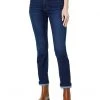 L.L.Bean BeanFlex Straight Leg Favorite Fit Jeans in Rinsed