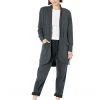 L.L.Bean Sweaters Petite SoftFlex Long Open Cardigan