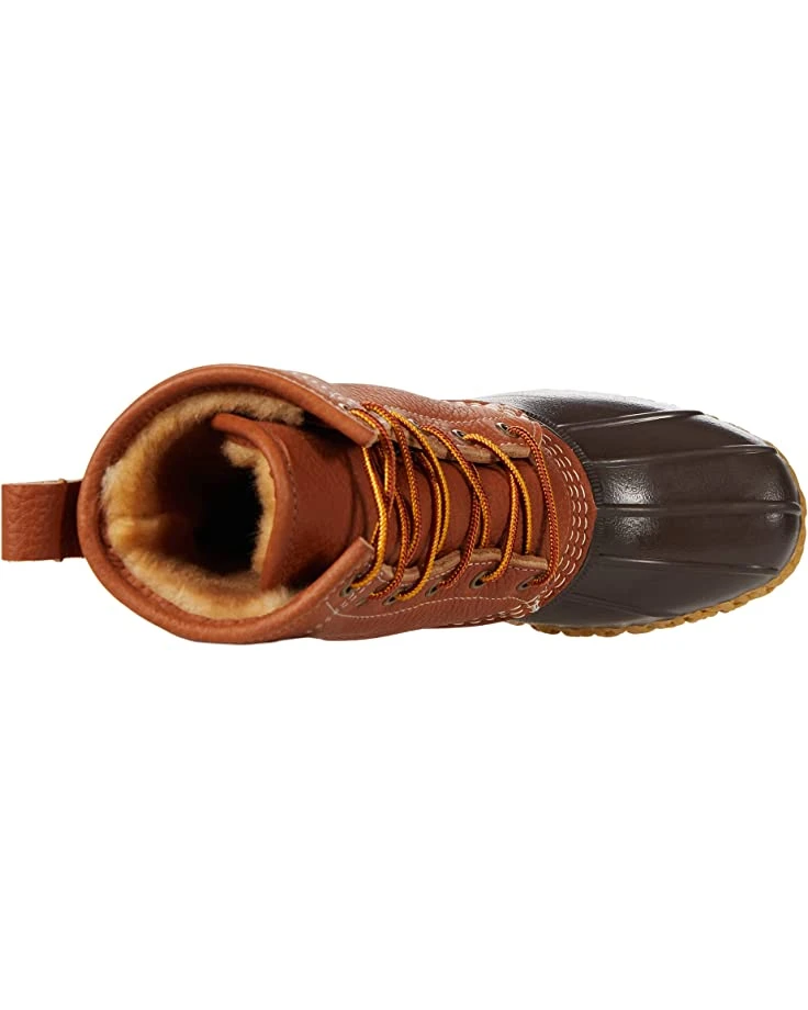 L.L.Bean Boots 8" Tumbled Leather Shearling Lined Bean Boot 2 L.L.Bean Boots 8" Tumbled Leather Shearling Lined Bean Boot - Image 2