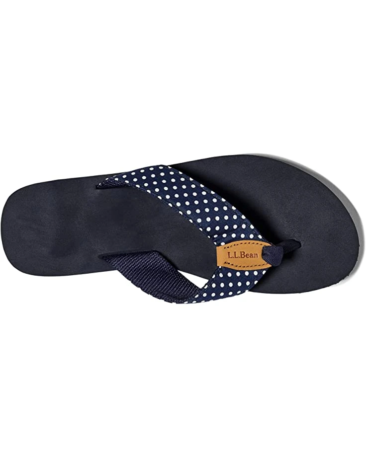 L.L.Bean Sandals Classic Maine Isle Flip-Flop 3 Woven Print 2 L.L.Bean Sandals Classic Maine Isle Flip-Flop 3 Woven Print - Image 2