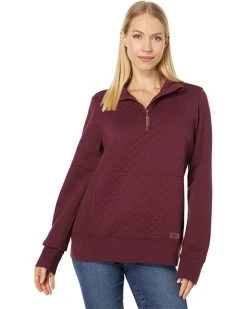 L.L.Bean Hoodies & Sweatshirts Quilted Sweatshirt 1/4 Zip Pullover Long Sleeve -L.L.Bean Shop 71AK8WM9vsL. AC SR736920
