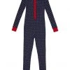 L.L.Bean Sleepwear Organic Cotton Fitted One-Piece (Big Kids)