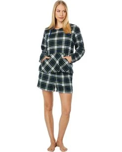 L.L.Bean Sleepwear Scotch Plaid Flannel Sleep Shorts -L.L.Bean Shop 71G0 BMLCHL. AC SR736920