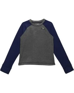 L.L.Bean Shirts & Tops Fitness Fleece Long Sleeve Tee Color-Block (Little Kids)