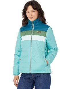 L.L.Bean Coats & Outerwear Petite Mountain Classic Puffer Jacket Color-Block