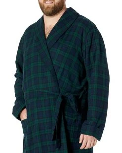 L.L.Bean Sleepwear Scotch Plaid Flannel Robe Sherpa Lined Tall -L.L.Bean Shop 71LN1fpj0RL. AC SR736920