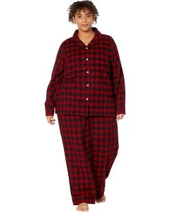 L.L.Bean Sleepwear Plus Size Scotch Plaid Flannel Pajamas Plaid -L.L.Bean Shop 71LlemgZUaL. AC SR736920