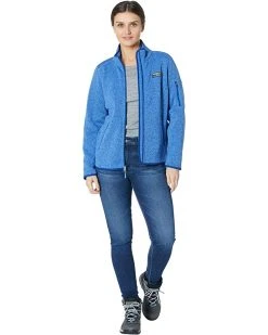 L.L.Bean Coats & Outerwear Petite Sweater Fleece Full Zip Jacket -L.L.Bean Shop 71LwMprSkL. AC SR736920