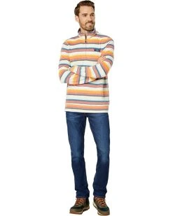 L.L.Bean Hoodies & Sweatshirts Comfort Stretch Pique 1/4 Zip Long Sleeve Stripe -L.L.Bean Shop 71MiPs4xqAL. AC SR736920