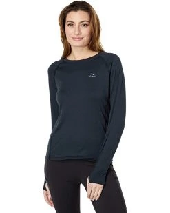 L.L.Bean Shirts & Tops Petite Midweight Baselayer Crew Long Sleeve