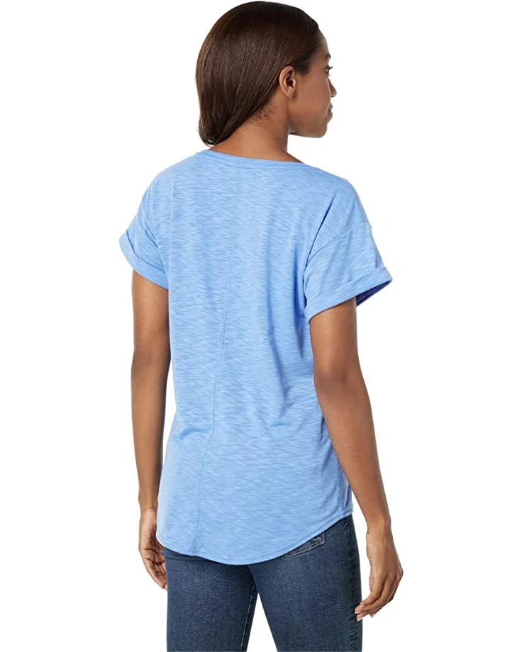 71PExVtOvWL._AC_SR736920_.jpg L.L.Bean Shirts & Tops Streamside Tee Split-Neck Short Sleeve -L.L.Bean Shop
