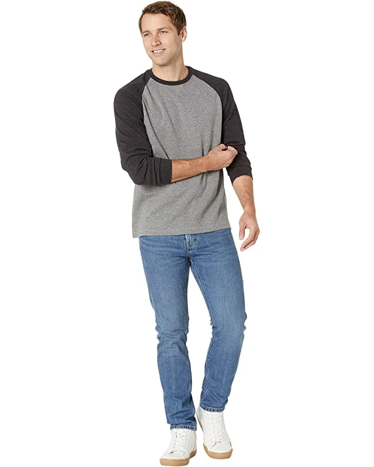 71Q4QuSnggL._AC_SR736920_.jpg L.L.Bean Shirts & Tops Washed Cotton Double-Knit Crew Neck Long Sleeve Slightly Color-Block Regular -L.L.Bean Shop 71Q4QuSnggL. AC SR736920