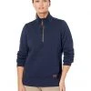 L.L.Bean Hoodies & Sweatshirts Petite Quilted Sweatshirt 1/4 Zip Pullover Long Sleeve