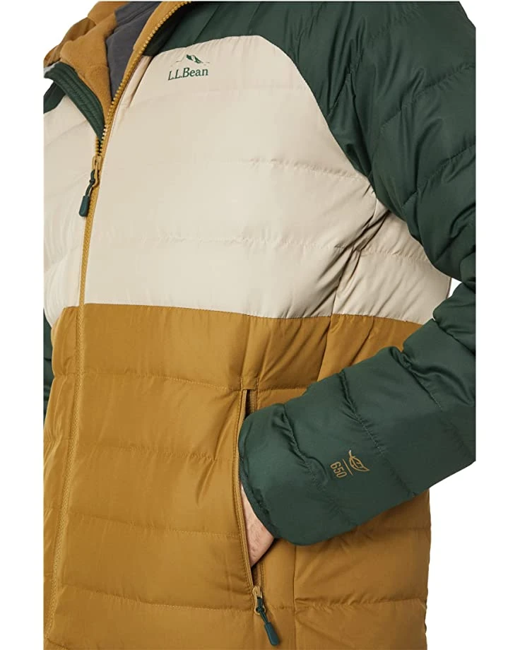 L.L.Bean Coats & Outerwear Bean's Down Hooded Jacket Color-Block 3 L.L.Bean Coats & Outerwear Bean's Down Hooded Jacket Color-Block - Image 3