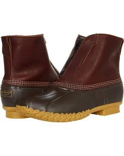L.L.Bean Boots Bean Boot 8" Zip Front Fleece Lined