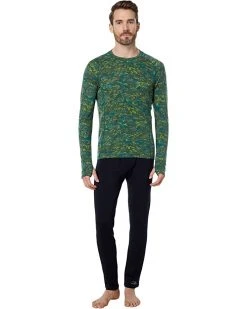 L.L.Bean Shirts & Tops Cresta Wool Midweight 250 Crew Top Print -L.L.Bean Shop 71U BauIU6L. AC SR736920