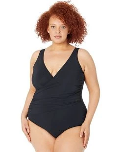 L.L.Bean Plus Size Slimming Swimwear Tank Suit
