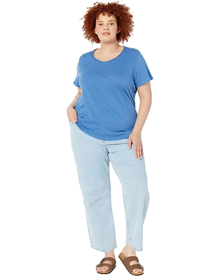71WJCUAOXEL._AC_SR736920_.jpg L.L.Bean Shirts & Tops Plus Size Organic Cotton V-Neck Tee Short Sleeve -L.L.Bean Shop 71WJCUAOXEL. AC SR736920