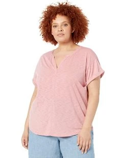 L.L.Bean Shirts & Tops Plus Size Streamside Tee Split-Neck Short Sleeve 4 L.L.Bean Shirts & Tops Plus Size Streamside Tee Split-Neck Short Sleeve -L.L.Bean Shop 71ZdTwrUyL. AC SR736920