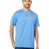 L.L.Bean Shirts & Tops Carefree Unshrinkable Tee without Pocket Short Sleeve Logo