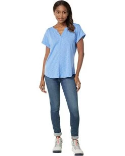 L.L.Bean Shirts & Tops Streamside Tee Split-Neck Short Sleeve 3 L.L.Bean Shirts & Tops Streamside Tee Split-Neck Short Sleeve -L.L.Bean Shop 71dbw0eW6YL. AC SR736920