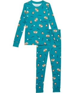L.L.Bean Sleepwear Organic Cotton Fitted Pajamas (Little Kids)