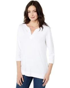 L.L.Bean Shirts & Tops Pima Tops Split-Neck Tunic 3/4 Sleeve -L.L.Bean Shop 71euD8rkxQL. AC SR736920