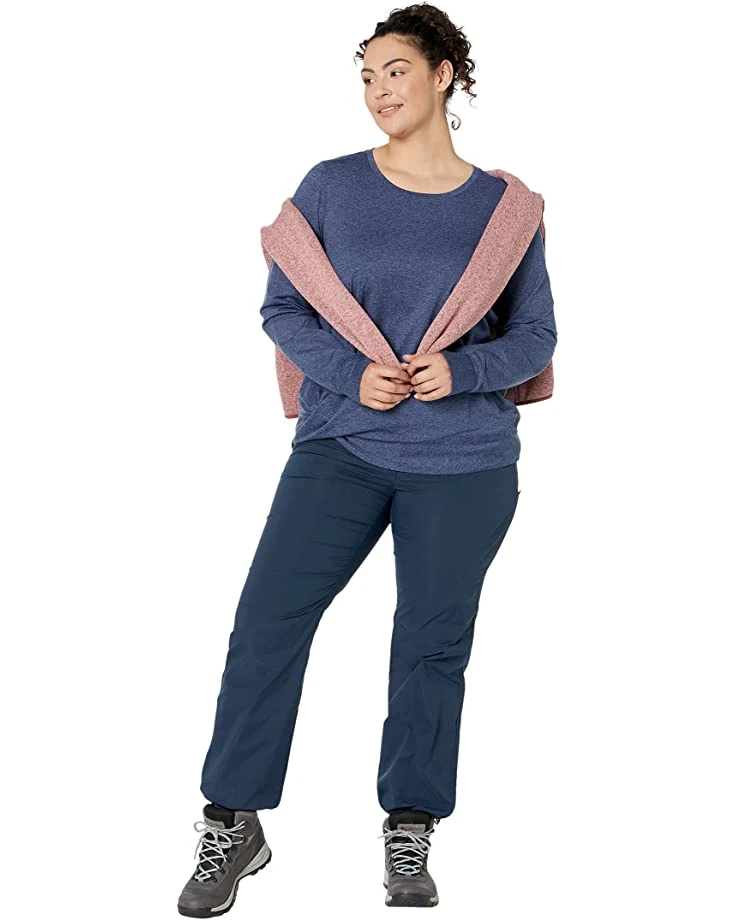 71ffpNO7CSL._AC_SR736920_.jpg L.L.Bean Shirts & Tops Plus Size VentureSoft Twist Front Top Long Sleeve -L.L.Bean Shop 71ffpNO7CSL. AC SR736920