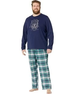 L.L.Bean Sleepwear Camp Pajamas Set Tall