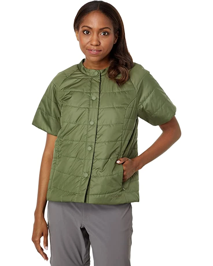 71gxJ1vWNyL._AC_SR736920_.jpg L.L.Bean Coats & Outerwear Collarless Short Sleeve Puffer -L.L.Bean Shop