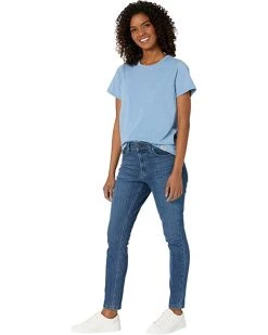 L.L.Bean BeanFlex High-Waist Ankle Jeans in Stonewashed 7 L.L.Bean BeanFlex High-Waist Ankle Jeans in Stonewashed -L.L.Bean Shop 71iccY48NVL. AC SR736920