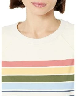 L.L.Bean Hoodies & Sweatshirts Petite 24/7 Sweats Crew Stripe -L.L.Bean Shop 71itxHKTHL. AC SR736920