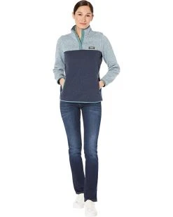 L.L.Bean Coats & Outerwear Bean's Sweater Fleece Pullover Color-Block -L.L.Bean Shop 71jRsu s fL. AC SR736920