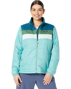 L.L.Bean Coats & Outerwear Plus Size Mountain Classic Puffer Jacket Color-Block
