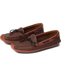 L.L.Bean Slippers Bison Double Sole Slipper Leather Lined