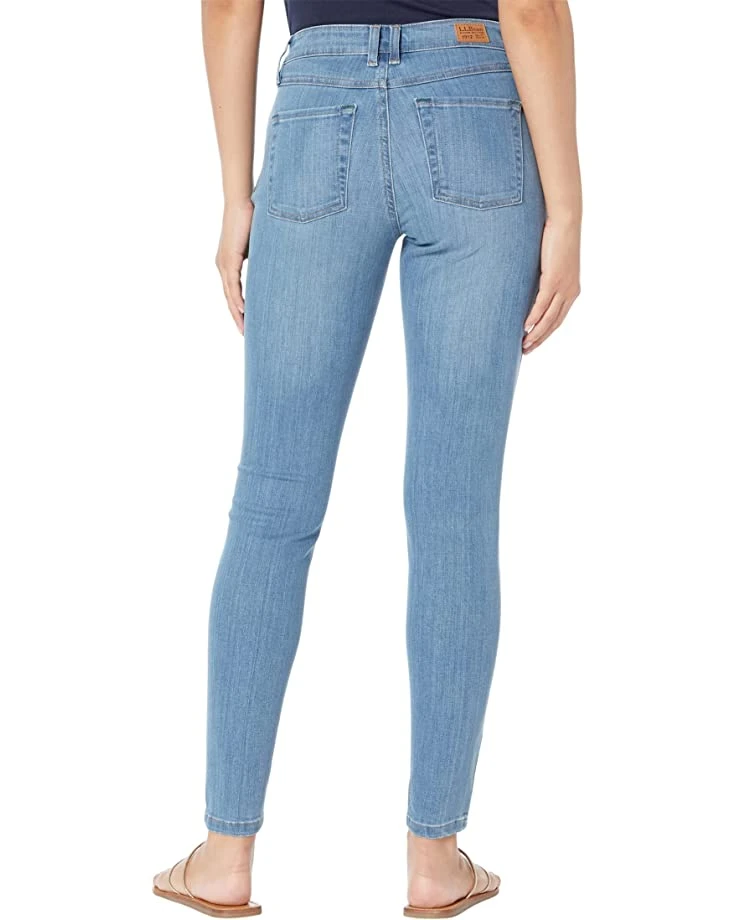 L.L.Bean BeanFlex Skinny Leg Favorite Fit Jeans in Light Indigo 2 L.L.Bean BeanFlex Skinny Leg Favorite Fit Jeans in Light Indigo - Image 2
